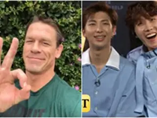 米レスラーのジョン・シナ、「防弾少年団」に韓国語で告白「私は“軍隊”だ」