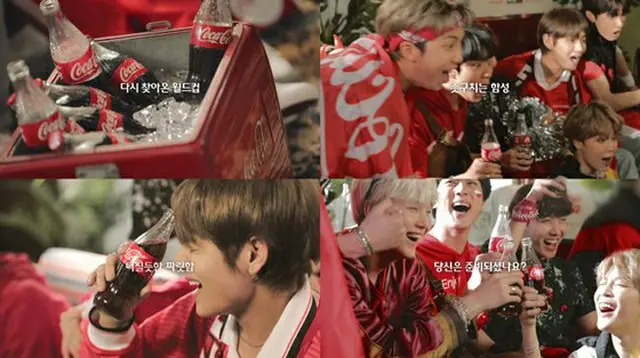 韓国コカ・コーラ、「防弾少年団」を起用したロシアW杯・TV広告を公開（提供:news1）