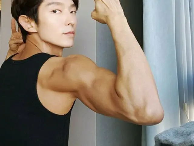 韓国俳優イ・ジュンギ（36）が、並外れた筋肉と男性美を見せた。（提供:OSEN）
