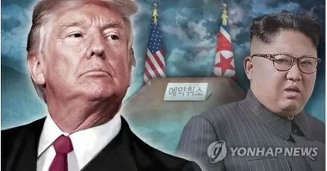 トランプ大統領（左）と金委員長（コラージュ）＝（聯合ニュース）