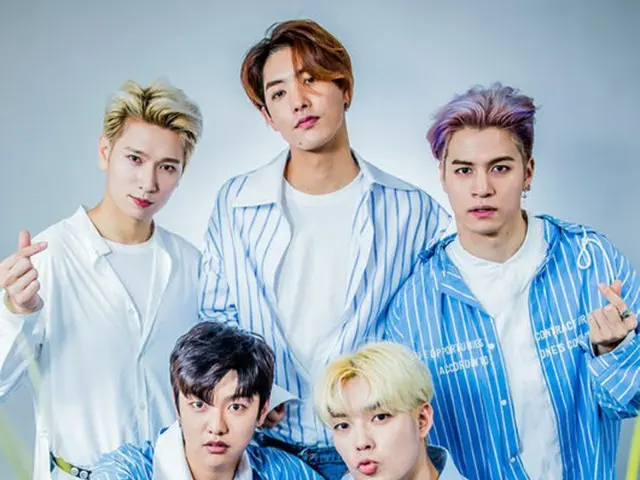 1年3か月ぶりにカムバックした「CROSS GENE」。(提供:OSEN)