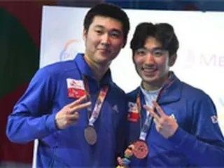 ＜フェンシング＞チョン・ビョンチャン＆パク・サンヨン、国際グランプリで銀・銅メダル獲得