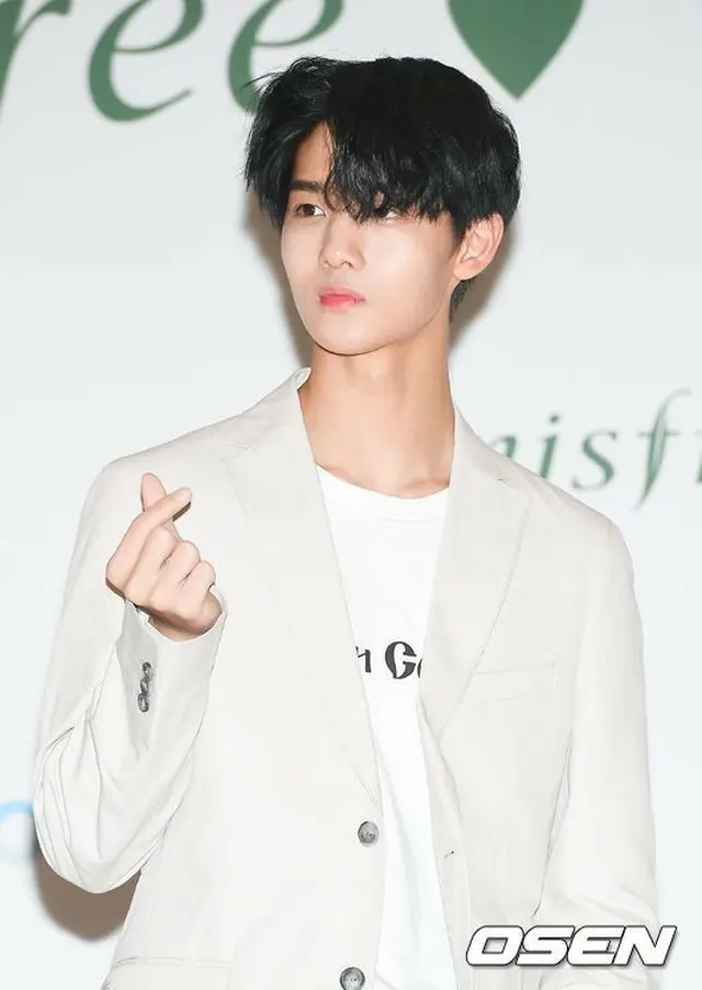 コンサート中に負傷した「Wanna One」ペ・ジンヨン。（提供:OSEN）