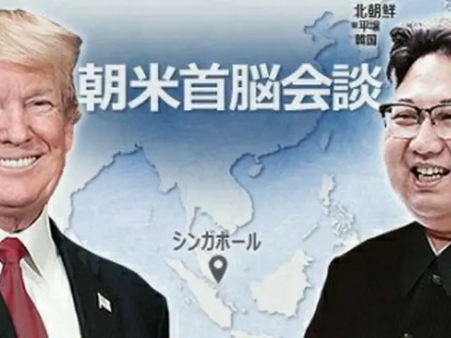 トランプ大統領（左）と金委員長（コラージュ）＝（聯合ニュース）