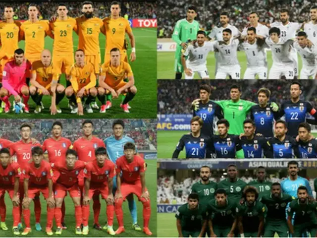 ＜W杯＞米メディア、アジア国家ベスト16入りの可能性「1位は豪州、2位は日本」（提供:OSEN）