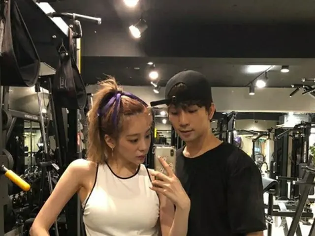 G.O（MBLAQ）＆チェ・イェスル、ジムデートを公開「モムチャンになろう」（提供:OSEN）