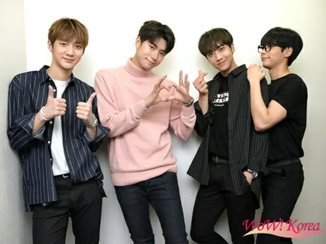 「KNK」左からキム・ジフン、パク・スンジュン、チョン・インソン、オ・ヒジュン