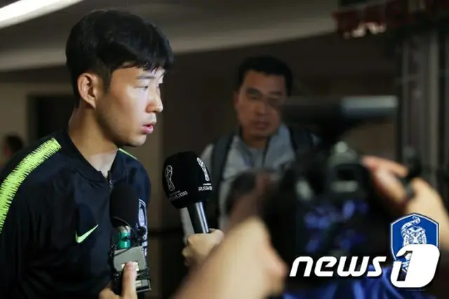＜2018W杯＞ロシア入りしたソン・フンミン「言葉ではなく行動で示す」（提供:news1）
