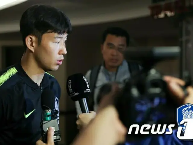 ＜2018W杯＞ロシア入りしたソン・フンミン「言葉ではなく行動で示す」（提供:news1）