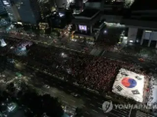 ［写真］サッカーＷ杯　ソウルで大規模街頭応援