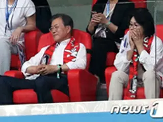＜2018W杯＞文大統領、会場でメキシコ戦観戦も黒星＝1次リーグ敗退が濃厚
