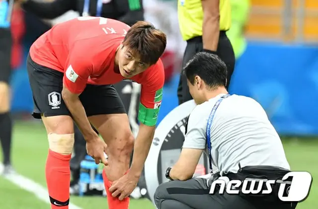 ＜2018W杯＞韓国主将キ・ソンヨン、全治2週間の負傷でドイツ戦欠場と発表