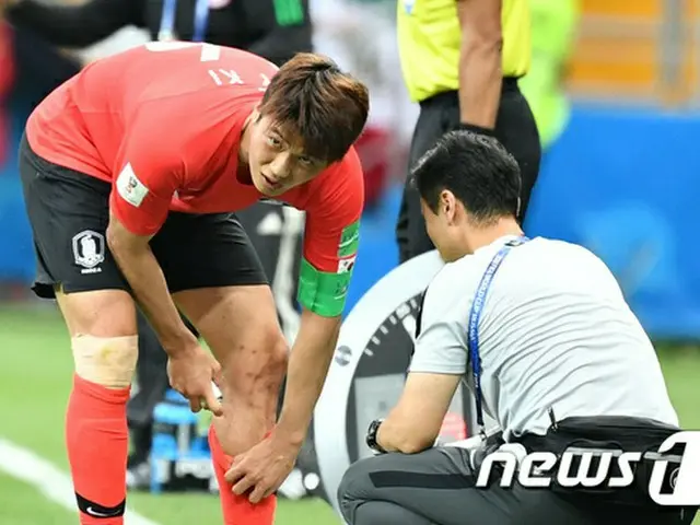 ＜2018W杯＞韓国主将キ・ソンヨン、全治2週間の負傷でドイツ戦欠場と発表