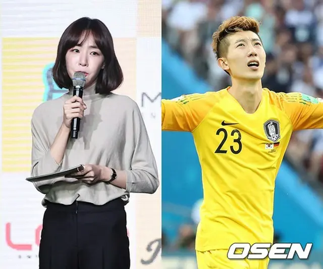 作詞家キム・イナ、“W杯大活躍”GKチョ・ヒョヌに「名前も恋しいヒョヌ」