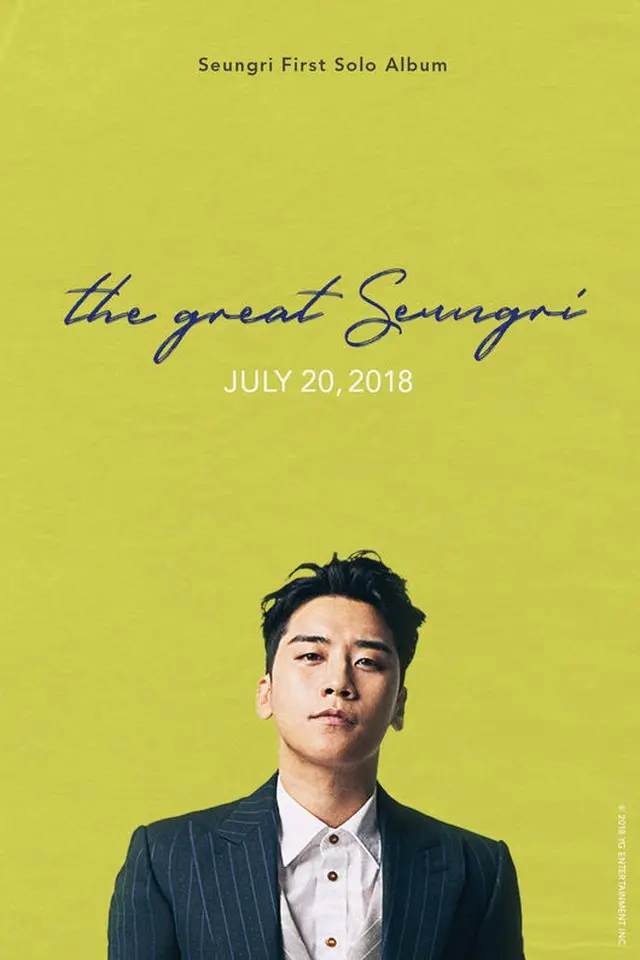 【公式】「BIGBANG」V.I、20日自身初のフルアルバム発売決定…タイトルは「THE GREAT SEUNGRI」（提供:OSEN）