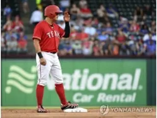 レンジャーズ・秋信守　43試合連続出塁＝イチローに並ぶ