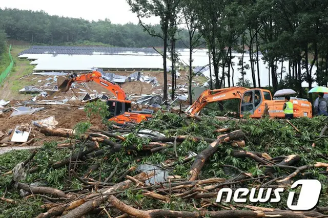 台風・豪雨により慶尚北道で2人死傷…公共施設や農作物にも被害＝韓国