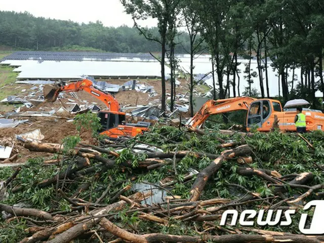 台風・豪雨により慶尚北道で2人死傷…公共施設や農作物にも被害＝韓国