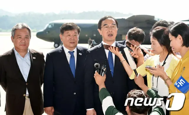 平壌での南北バスケ大会を機に統一部長官と金正恩氏の接見に期待＝韓国大統領府