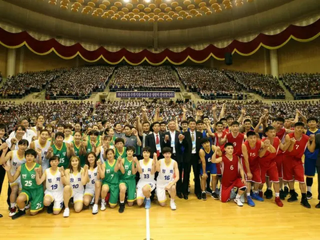 “統一バスケ”韓国代表団、平壌市内の観光後きょう帰還へ（提供:news1）