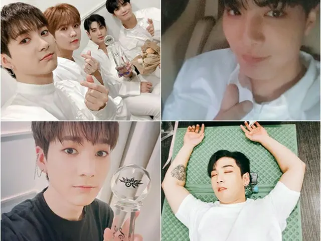 韓国ボーイズグループ「NU‘EST W」が新曲を発表してから初めて1位を獲得し、メンバー4人が“認証ショット”を公開した。（提供:OSEN）