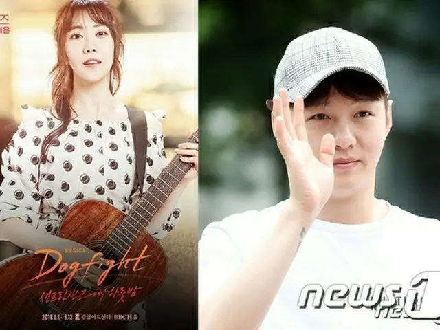 韓国ボーイズグループ「BTOB」メンバーのチャンソプとミュージカル女優チョン・ジェウンの熱愛説が浮上した。（提供:news1）