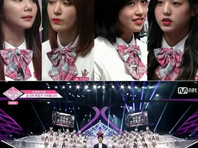 Mnet「PRODUCE 48」で、練習生たちの明暗が分かれた。（提供:OSEN）