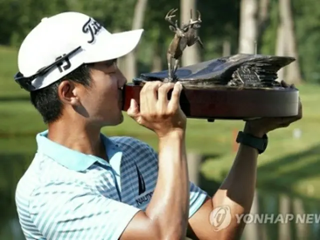 米ツアー初優勝を果たしたマイケル・キム＝（ＡＰ＝聯合ニュース）