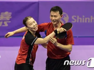 卓球合同チームが初勝利 「北朝鮮選手と良い友だちに」＝2018コリアオープン