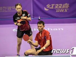 卓球合同チーム”初勝利”も、北朝鮮選手は無言で会場去る＝2018コリアオープン