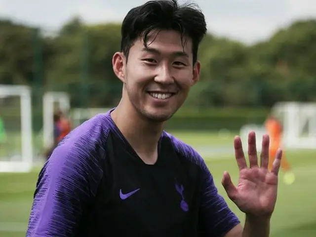 アジア大会サッカー韓国代表チームで活躍するソン・フンミン（トッテナム）がチームに復帰し、練習をおこなった。（提供:OSEN）