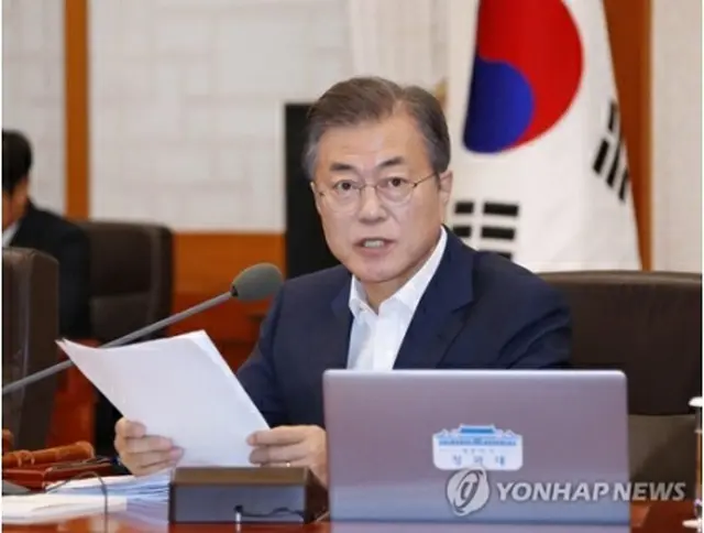 韓国の文在寅大統領＝（聯合ニュース）