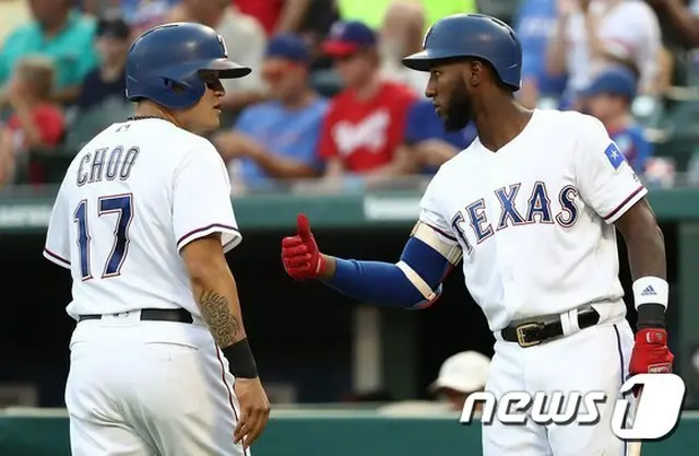 ＜MLB＞チュ・シンス、4打数2安打1四球…シーズン打率.286に（提供:news1）