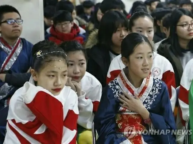 訪韓した中国の青少年（資料写真）＝（聯合ニュース）