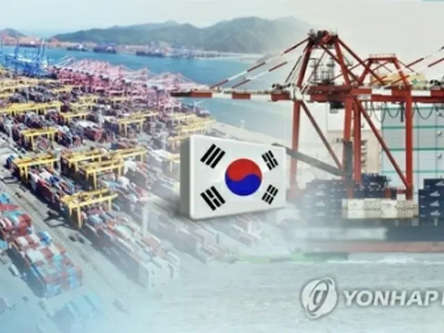 韓国経済は輸出に支えられている（コラージュ）＝（聯合ニュース）