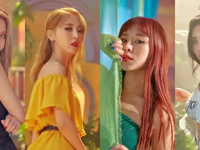 「MAMAMOO」、米ビルボード・ワールドアルバムチャート13位にランクイン！（提供:news1）