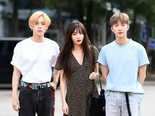 ヒョナとイドン（PENTAGON）の交際、フイ（PENTAGON）の破局が伝えられ、プロジェクトグループ「Triple H」の活動も暗礁に乗り上げた。（提供:OSEN）