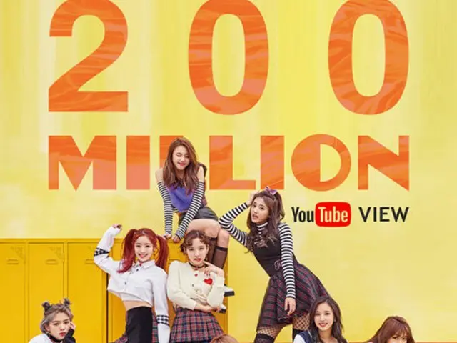 「TWICE」の「KNOCK KNOCK」ミュージックビデオがYouTube再生回数2億回を突破した。(提供:OSEN）