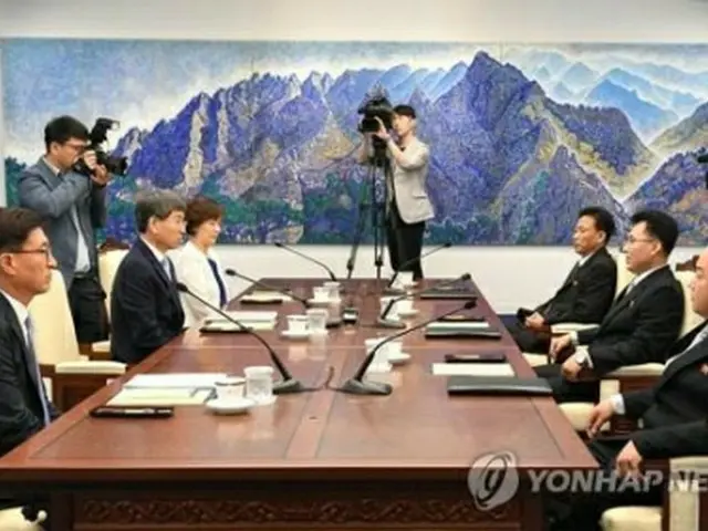 ７月４日に開かれた南北山林協力に関する分科会議の様子（資料写真）＝（聯合ニュース）