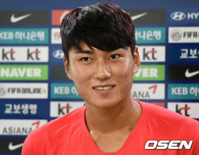 ＜2018ア大会＞サッカー男子代表チームのチョン・テウク「長身生かして良い姿を見せたい」（提供:OSEN）