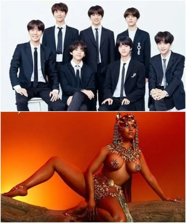 ニッキー・ミナージュ、「防弾少年団」のSNS広報に感謝伝える「Love you guys. Thank you.」（提供:OSEN）