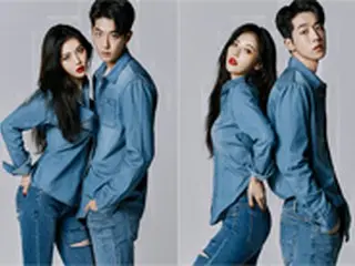 歌手ヒョナ＆俳優ナム・ジュヒョク、カップルデニム画報公開…爽やかなファッションも着こなす“ビジュアルケミ”