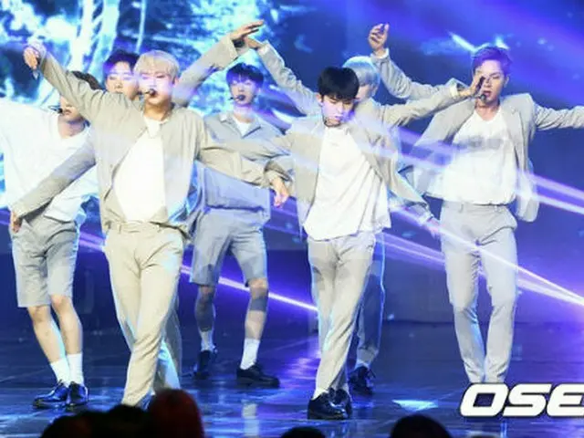 「MONSTA X」が25日、ソウル・オリンピック公園SKオリンピックハンドボール競技場で、アンコールコンサート「2018 MONSTA X WORLD TOUR THE CONNECT in SEOUL-Encore」を開催。（提供:OSEN）