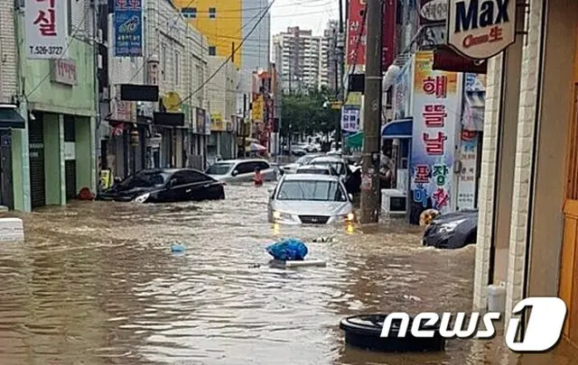 光州の豪雨で11世帯が避難…農耕地が浸水するなどの被害も相次ぐ＝韓国