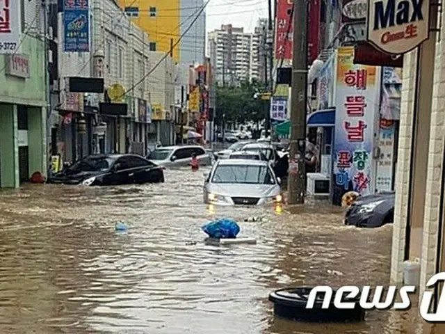 光州の豪雨で11世帯が避難…農耕地が浸水するなどの被害も相次ぐ＝韓国