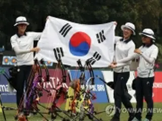 アーチェリー女子コンパウンド団体　韓国が２連覇＝アジア大会
