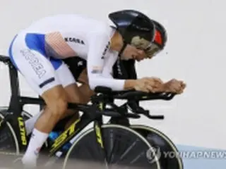 自転車・個人追い抜き　韓国のパク・サンフンが金メダル＝ア大会
