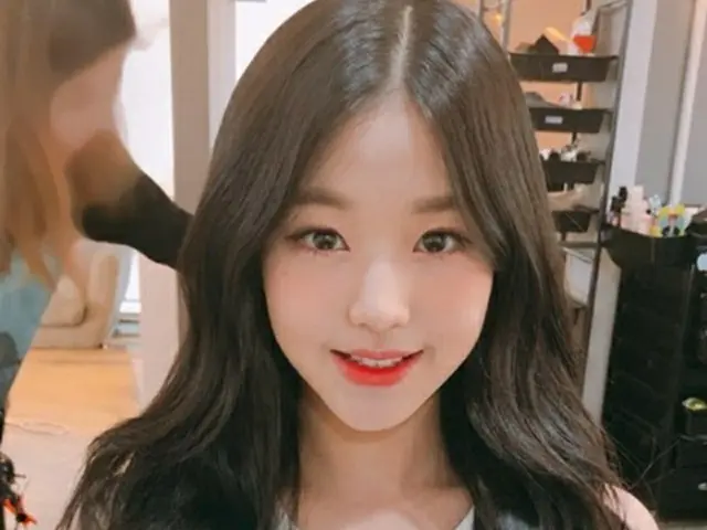 韓国Mnet「PRODUCE 48」からガールズグループ「IZONE」としてデビューすることになったセンターのチャン・ウォニョンが感謝の気持ちを伝えた。（提供:OSEN）