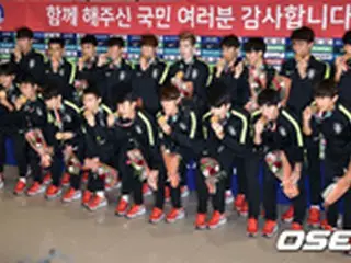 ＜2018ア大会＞“金メダル”男子サッカー・韓国、帰国…8選手はすぐにA代表に合流へ