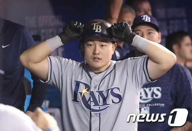 ＜MLB＞チェ・ジマン、24日ぶりにシーズン6号HR＝タンパベイ・レイズに3連勝
